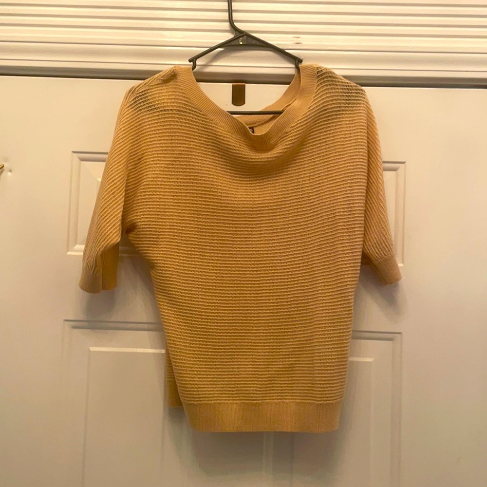 Gently worn Express tan blouse
